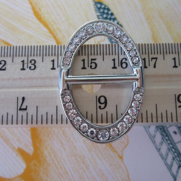 Women Scarf ring in color silver - Picture 3 of 4